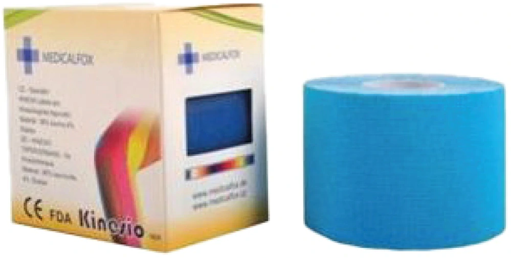 FOX MUSCLE TAPE Kinezio páska 5cm x 5m - modrá