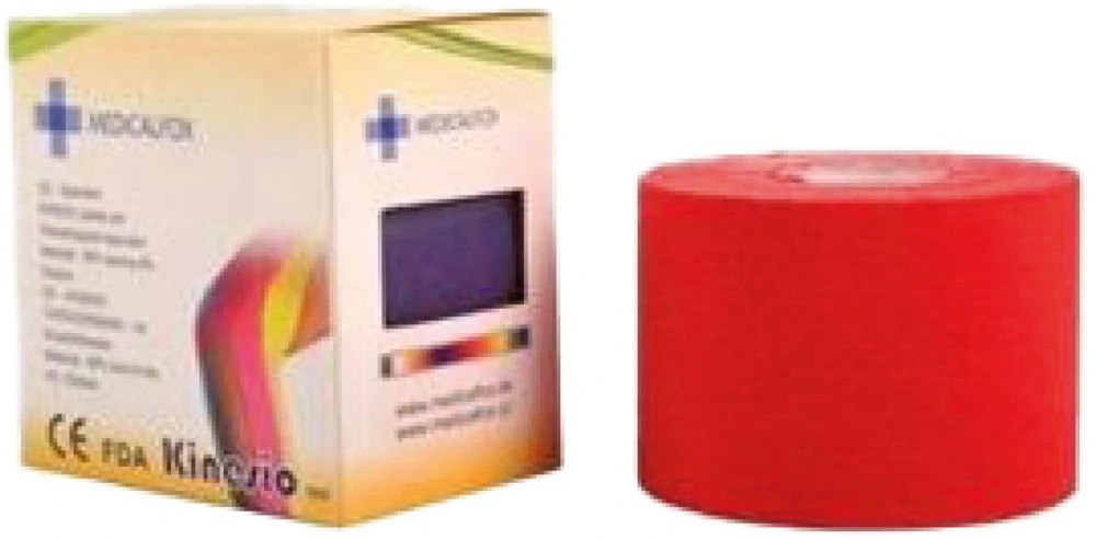 FOX MUSCLE TAPE Kinezio páska 5cm x 5m - červená