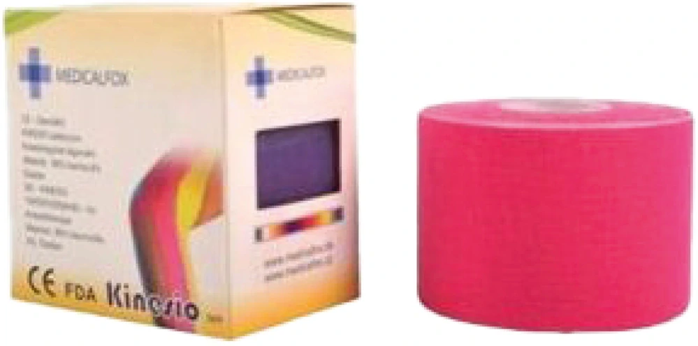 FOX MUSCLE TAPE Kinezio páska 5cm x 5m - růžová